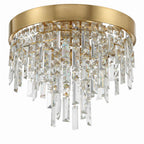 Crystorama Winfield 4 Light Antique Gold Ceiling Mount
