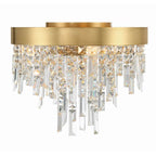 Crystorama WIN-213-GA-CL-MWP Antique Gold Winfield 4 Light Antique Gold Ceiling Mount Image 3
