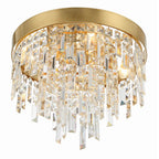 Crystorama WIN-213-GA-CL-MWP Antique Gold Winfield 4 Light Antique Gold Ceiling Mount Image 2