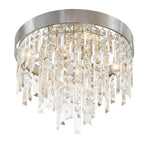 Crystorama WIN-213-SA-CL-MWP Antique Silver Winfield 4 Light Antique Silver Flush Mount Image 4