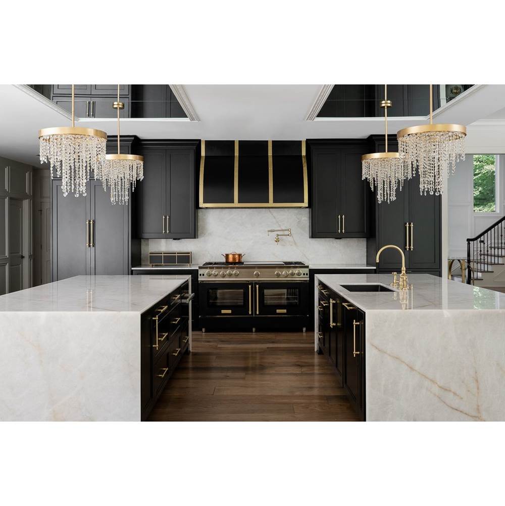 Crystorama Winham 6 Light Antique Gold Crystal Chandelier