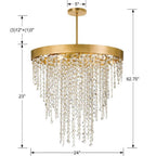 Crystorama WIN-616-GA-CL-MWP Antique Gold Winham 6 Light Antique Gold Crystal Chandelier Image 2
