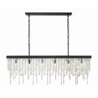 Crystorama WIN-617-BF-CL-MWP Black Forged Winham 6 Light Black Forged Chandelier Image 1