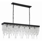 Crystorama WIN-617-BF-CL-MWP Black Forged Winham 6 Light Black Forged Chandelier Image 5