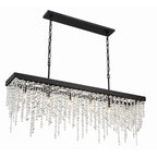 Crystorama WIN-617-BF-CL-MWP Black Forged Winham 6 Light Black Forged Chandelier Image 4