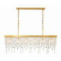 Crystorama WIN-617-GA-CL-MWP Antique Gold Winham 6 Light Antique Gold Chandelier Image 1