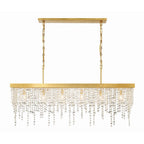 Crystorama WIN-617-GA-CL-MWP Antique Gold Winham 6 Light Antique Gold Chandelier Image 1