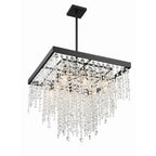 Crystorama WIN-618-BF-CL-MWP Black Forged Winham 8 Light Black Forged Chandelier Image 5