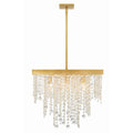 Crystorama WIN-618-GA-CL-MWP Antique Gold Winham 8 Light Antique Gold Chandelier Image 1