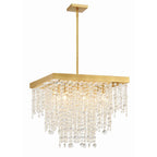 Crystorama Winham 8 Light Black Forged Chandelier