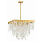 Crystorama WIN-618-GA-CL-MWP Antique Gold Winham 8 Light Antique Gold Chandelier Image 6