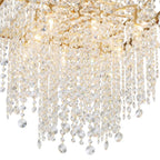 Crystorama WIN-618-GA-CL-MWP Antique Gold Winham 8 Light Antique Gold Chandelier Image 4
