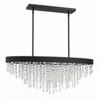 Crystorama WIN-619-BF-CL-MWP Black Forged Winham 8 Light Black Forged Chandelier Image 5