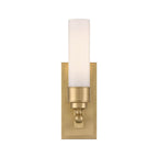 Crystorama WLX-301-AG Aged Brass Wilcox 1 Light Led Aged Brass Sconce Image 5
