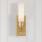 Crystorama WLX-301-AG Aged Brass Wilcox 1 Light Led Aged Brass Sconce Image 2