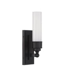Crystorama Wilcox 1 Light Led Aged Brass Sconce
