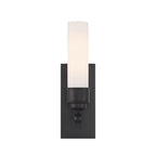 Crystorama WLX-301-MK Matte Black Wilcox 1 Light Led Matte Black Sconce Image 5