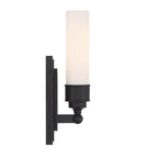 Crystorama WLX-301-MK Matte Black Wilcox 1 Light Led Matte Black Sconce Image 3