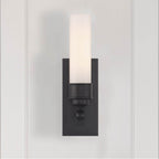 Crystorama WLX-301-MK Matte Black Wilcox 1 Light Led Matte Black Sconce Image 2