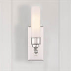 Crystorama WLX-301-PN Polished Nickel Wilcox 1 Light Led Polished Nickel Sconce Image 2