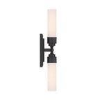 Crystorama WLX-302-MK Matte Black Wilcox 2 Light Led Matte Black Sconce Image 3