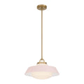Crystorama XAN-8006-VG-BH Vibrant Gold Xander 16'' Vibrant Gold And Blush Pendant Image 1