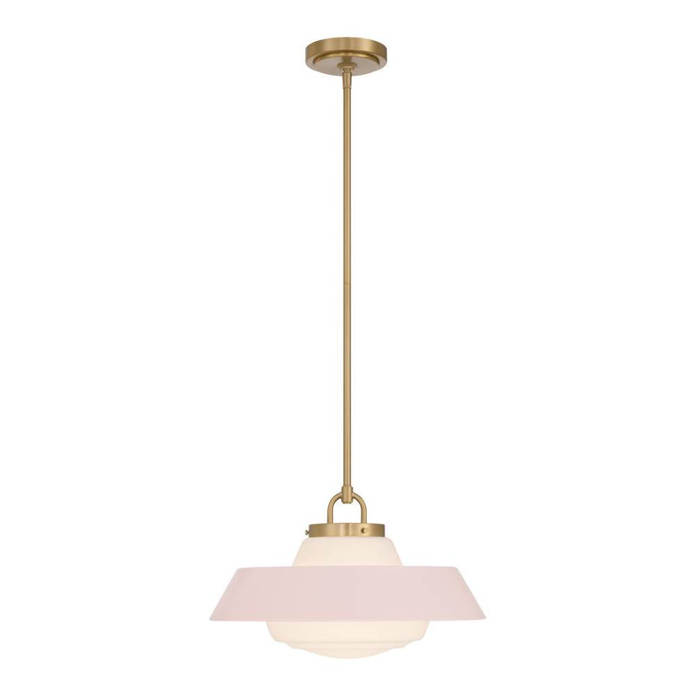 Crystorama XAN-8006-VG-BH Vibrant Gold Xander 16'' Vibrant Gold And Blush Pendant Image 7