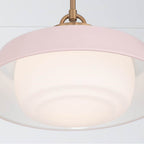 Crystorama XAN-8006-VG-BH Vibrant Gold Xander 16'' Vibrant Gold And Blush Pendant Image 5