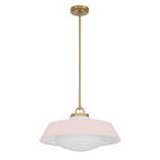 Crystorama Xander 20'' Vibrant Gold And Blush Pendant