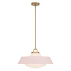 Crystorama XAN-8009-VG-BH Vibrant Gold Xander 20'' Vibrant Gold And Blush Pendant Image 6
