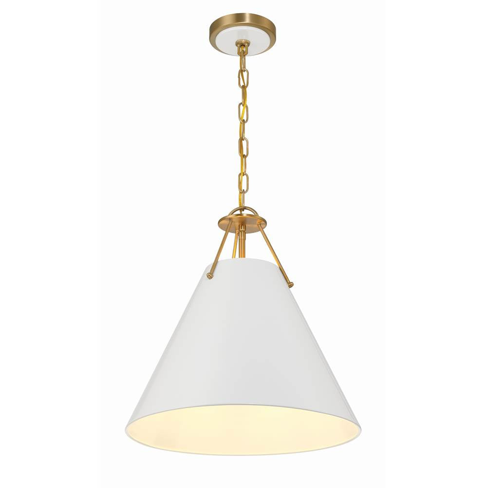 Crystorama XAV-B8305-VG Vibrant Gold Xavier 3 Light Vibrant Gold Pendant Image 3