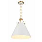 Crystorama XAV-B8305-VG Vibrant Gold Xavier 3 Light Vibrant Gold Pendant Image 3