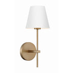 Crystorama XAV-B8321-VG Vibrant Gold Xavier 1 Light Vibrant Gold Wall Mount Image 3
