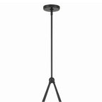 Crystorama XAV-B9304-MK Matte Black Xavier 4 Light Matte Black Chandelier Image 3