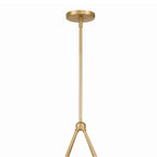Crystorama XAV-B9304-VG Vibrant Gold Xavier 4 Light Vibrant Gold Chandelier Image 3
