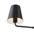 Crystorama XAV-B9306-MK Matte Black Xavier 6 Light Matte Black Chandelier Image 4