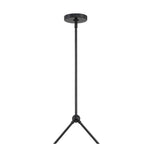 Crystorama XAV-B9306-MK Matte Black Xavier 6 Light Matte Black Chandelier Image 3