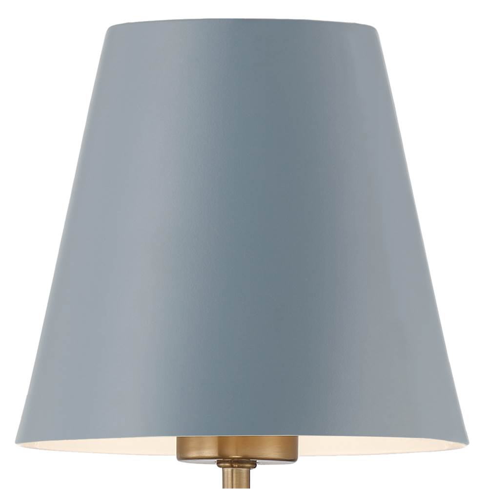 Crystorama XAV-B9306-VG-BL Vibrant Gold,Blue Xavier 6 Light Vibrant Gold Plus Blue Chandelier Image 3