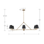 Crystorama XAV-B9306-VG Vibrant Gold Xavier 6 Light Vibrant Gold Chandelier Image 2