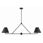 Crystorama XAV-B9307-MK Matte Black Xavier 4 Light Matte Black Chandelier Image 1