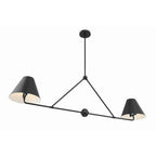 Crystorama XAV-B9307-MK Matte Black Xavier 4 Light Matte Black Chandelier Image 5