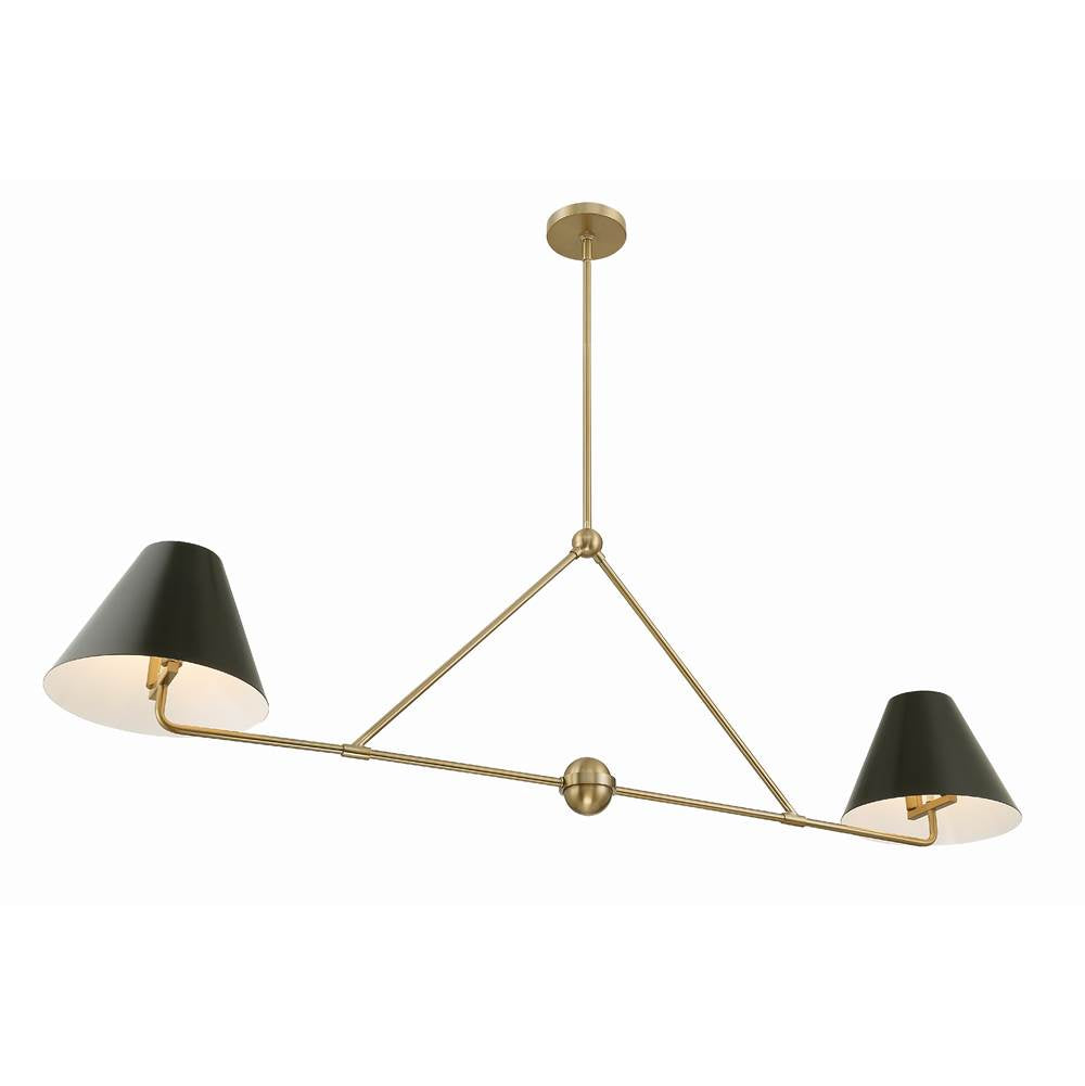 Crystorama XAV-B9307-VG Vibrant Gold Xavier 4 Light Vibrant Gold Chandelier Image 5