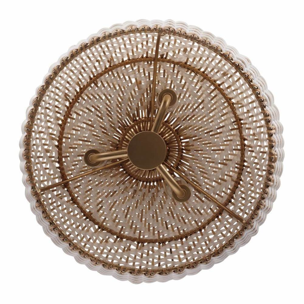 Crystorama Zanzibar 3 Light Soft Gold Pendant