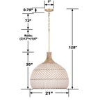 Crystorama ZAN-9005-SG Soft Gold Zanzibar 5 Light Soft Gold Chandelier Image 3