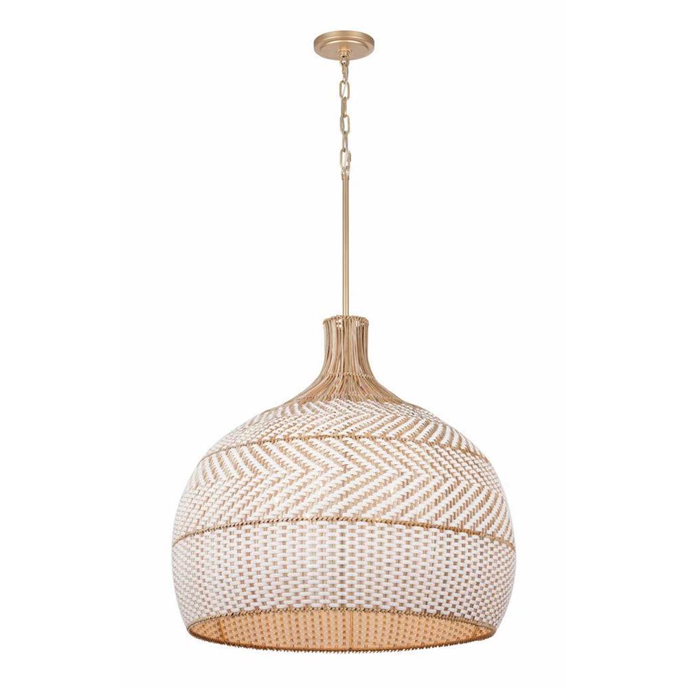 Crystorama ZAN-9006-SG Soft Gold Zanzibar 6 Light Soft Gold Chandelier Image 1