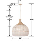 Crystorama ZAN-9006-SG Soft Gold Zanzibar 6 Light Soft Gold Chandelier Image 3
