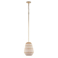 Crystorama ZAN-9011-SG Soft Gold Zanzibar 1 Light Soft Gold Pendant Image 1