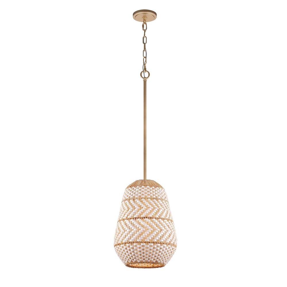 Crystorama ZAN-9011-SG Soft Gold Zanzibar 1 Light Soft Gold Pendant Image 9