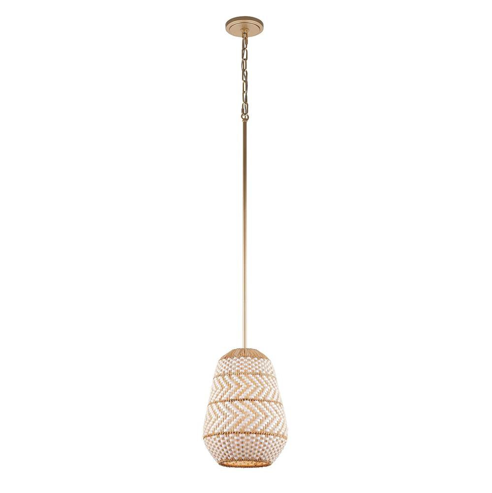 Crystorama ZAN-9011-SG Soft Gold Zanzibar 1 Light Soft Gold Pendant Image 8