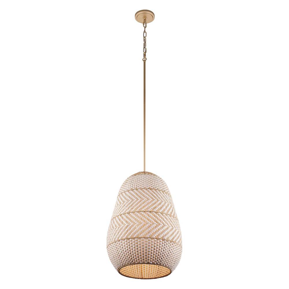 Crystorama ZAN-9013-SG Soft Gold Zanzibar 3 Light Soft Gold Pendant Image 8